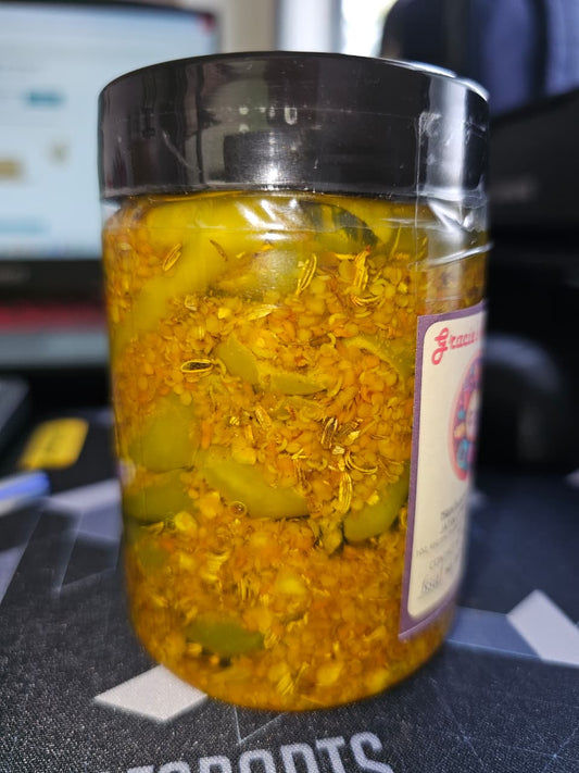 Homemade mild spicy chilly Achar